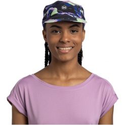 Czapka z daszkiem BUFF COOLNET® UV PACK SPEED CAP DOVIC ULTRAMARINE. Fioletowe czapki damskie Buff, bez wzorów. Za 189.90 zł.