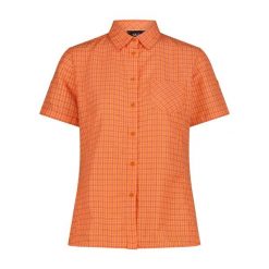 Koszula damska turystyczne CMP 34S5706. Brązowe koszule damskie CMP, s, bez wzorów, sportowe, bez kołnierzyka, bez ramiączek. Za 221.00 zł.