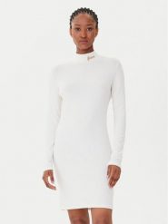 Guess Sukienka codzienna V5BK04 KCBF1 Écru Slim Fit. Sukienki damskie Guess, na co dzień, s, z aplikacjami, z bawełny, bez kołnierzyka, bez ramiączek, proste. Za 239.99 zł.