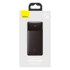 Powerbank Baseus Bipow 10000mAh, 2xUSB, USB-C, 15W (czarny). Czarne powerbanki Baseus. Za 79.00 zł.