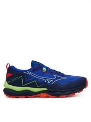 Mizuno Buty do biegania Wave Daichi 9 J1GJ2571 Niebieski. Niebieskie buty sportowe męskie Mizuno, bez wzorów, z materiału, bez zapięcia, do biegania. Za 399.99 zł.