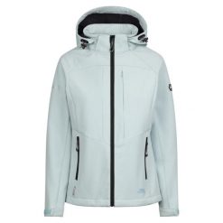 Trespass Fryatt - Damska kurtka typu softshell Seafoam Marl. Kurtki sportowe damskie Trespass, na zimę, z aplikacjami, z gumy, bez ramiączek, bez kaptura, narciarskie. W wyprzedaży za 428.30 zł.