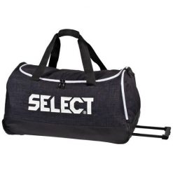 Torba piłkarska podróżna z kółkami Select LAZIO 105 L. Czarne torby podróżne damskie SELECT SPORT, bez wzorów, z materiału. Za 360.90 zł.