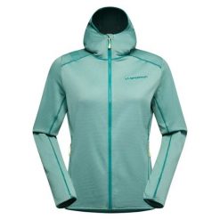 Bluza damska z kapturem La Sportiva Upendo. Zielone bluzy damskie La Sportiva, s, bez wzorów, z polaru, bez ramiączek, z kapturem. Za 514.50 zł.