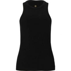 Damski tank top Athlecia Lankae. Czarne topy damskie Athlecia, bez wzorów, sportowe, bez kołnierzyka, bez ramiączek. Za 142.00 zł.