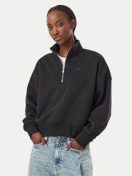 Roxy Bluza Everfree ERJFT05137 Czarny Regular Fit. Czarne bluzy damskie Roxy, xl, bez wzorów, z bawełny, bez ramiączek, bez kaptura. Za 319.99 zł.