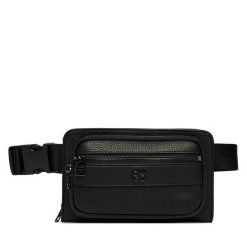 Nerka HUGO. Czarne saszetki i nerki męskie Hugo, bez wzorów. Za 749.99 zł.