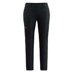 Spodnie damskie Salewa Puez Talvena. Czarne spodnie sportowe damskie Salewa, na lato, bez wzorów, sportowe, trekkingowe. W wyprzedaży za 437.00 zł.