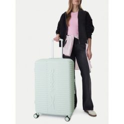 Walizka duża Reebok. Niebieskie walizki damskie Reebok, bez wzorów, duże. Za 349.99 zł.