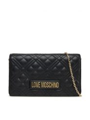 LOVE MOSCHINO Torebka JC4079PP1NLA0000 Czarny. Czarne torebki do ręki damskie Love Moschino, bez wzorów, ze skóry, bez dodatków. Za 449.99 zł.