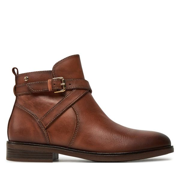 Botki Pikolinos. Brązowe botki damskie Pikolinos, bez wzorów, bez obcasa, na płaskiej podeszwie, bez zapięcia. Za 509.99 zł.