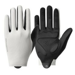 Rękawiczki rowerowe pełne palce unisex z ekranem dotykowym. Brązowe rękawiczki męskie ROCKBROS, na lato, bez wzorów, z elastanu. Za 93.60 zł.