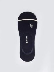 Stopki damskie bawełniane granatowe Nastka 403. Niebieskie skarpetki damskie BIG STAR, bez wzorów, z bawełny. Za 19.99 zł.