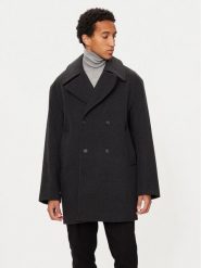 Michael Kors Płaszcz wełniany CF42083BQA Szary Oversize. Szare płaszcze męskie Michael Kors, na zimę, l, bez wzorów, z syntetyku, bez kołnierzyka, bez kaptura. Za 2,739.00 zł.