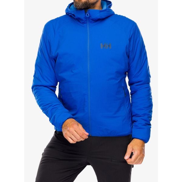 Kurtka ocieplana z kapturem Helly Hansen Verglas. Niebieskie kurtki męskie Helly Hansen, m, bez wzorów, z kapturem. Za 509.99 zł.