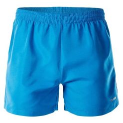 Spodenki męskie treningowe Hi-Tec Matt - niebieskie, Rozmiar M. Niebieskie szorty męskie Hi-tec, bez wzorów, z materiału. Za 39.99 zł.