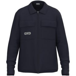 Koszula na zewnątrz Jako Wardrobe. Niebieskie koszule damskie Jako, m, bez wzorów, z materiału, eleganckie, bez kołnierzyka, bez ramiączek. Za 298.15 zł.