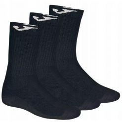 Skarpety tenisowe Joma Long Socks 3 szt. Czarne skarpetki damskie Joma, bez wzorów. Za 60.00 zł.
