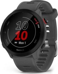Zegarek sportowy Garmin Forerunner 55 Szary (010-02562-13). Szare zegarki sportowe Garmin, bez wzorów. Za 694.00 zł.