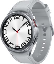 Smartwatch Samsung Galaxy Watch 6 Classic Stainless Steel 47mm LTE Szary (SM-R965FZSAEUE). Szare zegarki smartwatch SAMSUNG, bez wzorów. Za 1,004.14 zł.