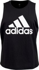 Adidas Koszulka damska adidas Essentials Big Logo czarna GS1359 M. Czarne bluzki damskie Adidas, m, bez wzorów, bez kołnierzyka, bez ramiączek. Za 112.04 zł.