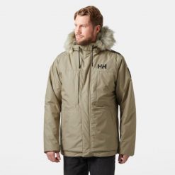 Parka Helly Hansen Coastal 3.0. Brązowe parki męskie Helly Hansen, na zimę, m, bez wzorów, bez kołnierzyka, bez kaptura. W wyprzedaży za 1,021.50 zł.