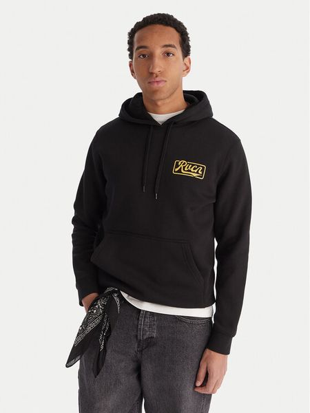 RVCA Bluza Frame Up 23A413506 Czarny Regular Fit. Czarne bluzy męskie RVCA, m, bez wzorów, z bawełny, bez ramiączek, bez kaptura. Za 349.99 zł.