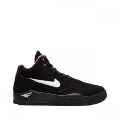 Buty do chodzenia męskie Nike Air Flight Lite Mid. Czarne buty sportowe męskie Nike, bez wzorów, z materiału, bez zapięcia, trekkingowe. Za 622.00 zł.