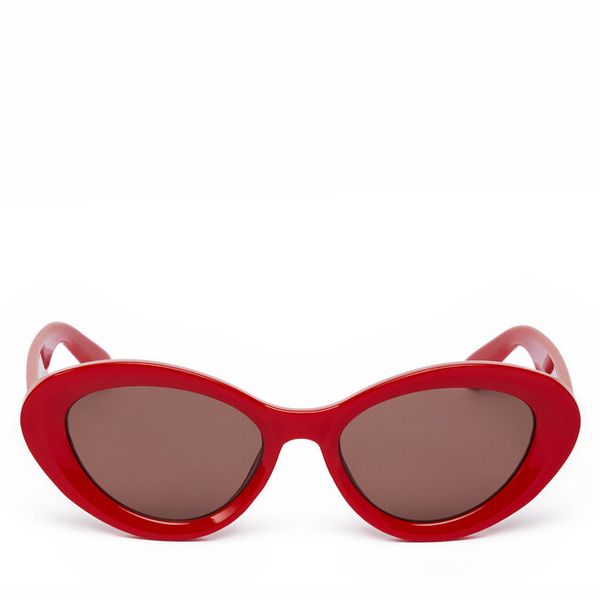 Okulary przeciwsłoneczne JENNY. Czerwone okulary przeciwsłoneczne damskie Jenny. Za 39.99 zł.