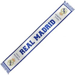 Szalik Realu Madryt - klasyczny wzór Hala Madrid. Szaliki damskie REAL MADRID, bez wzorów. Za 99.00 zł.