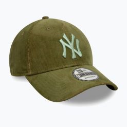 Czapka z daszkiem New Era Two Tone Cord 9Forty New York Yankees. Zielone czapki damskie New Era, bez wzorów. Za 129.99 zł.