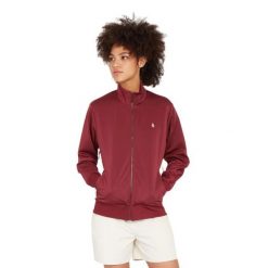 Bluza sportowa damska Volcom Dropped. Brązowe bluzy damskie Volcom, s, bez wzorów, z poliesteru, sportowe, bez ramiączek, bez kaptura. Za 197.00 zł.