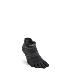 Skarpety biegowe Injinji Run Original Weight No-Show. Czarne skarpetki damskie Injinji, bez wzorów. Za 62.99 zł.