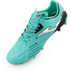 Joma Score 25 FG korki turkus rozmiar 37. Niebieskie buty sportowe męskie Joma, bez wzorów, bez zapięcia, do piłki nożnej. Za 357.99 zł.