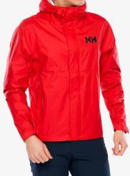 Kurtka przeciwdeszczowa męska Helly Hansen Loke Jacket 2.0. Czerwone kurtki męskie Helly Hansen, l, bez wzorów, z poliamidu, bez kaptura. Za 552.95 zł.