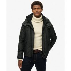 Kurtka przeciwwiatrowa z kapturem Hooded Mountain SD od SUPERDRY. Czarne kurtki męskie Superdry, m, bez wzorów, z kapturem. Za 633.40 zł.