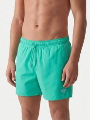 Emporio Armani Szorty kąpielowe EM000583 AF20424 U7308 Zielony Regular Fit. Zielone kąpielówki męskie Emporio Armani, l, bez wzorów, z syntetyku. Za 299.99 zł.