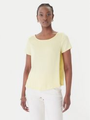 Rinascimento Bluzka CFC0127880003 Żółty Regular Fit. Żółte bluzki damskie Rinascimento, l, bez wzorów, z syntetyku, bez kołnierzyka, bez ramiączek. Za 299.99 zł.