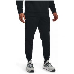 Spodnie męskie Under Armour Armour Fleece Joggers. Czarne spodnie sportowe męskie Under Armour, m, bez wzorów, z dresówki, na fitness i siłownię. Za 129.99 zł.