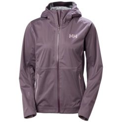 Damska kurtka wodoodporna Helly Hansen Momentum 3L Stretch. Czerwone kurtki sportowe damskie Helly Hansen, na lato, l, bez wzorów, z materiału, bez ramiączek, bez kaptura, trekkingowe. Za 1,033.50 zł.