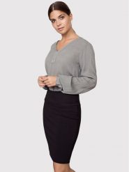Kaffe Spódnica ołówkowa Penny 501040 Czarny Slim Fit. Czarne spódnice damskie Kaffe, xs, bez wzorów, z bawełny, ołówkowe. Za 69.99 zł.