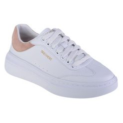 Buty sportowe Sneakersy damskie, Skechers Cordova Classic-Best Behavior. Białe obuwie sportowe damskie Skechers, bez wzorów, bez zapięcia, trekkingowe. Za 259.99 zł.