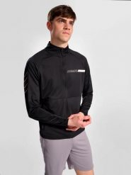 Kurtka z dresu Hummel Te Strength. Czarne kurtki męskie Hummel, l, bez wzorów, z dresówki, bez kaptura. Za 208.80 zł.