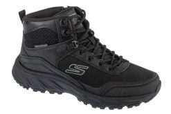Buty trekkingowe męskie, Hillcrest 2.0 - Woodrock Peak. Czarne trekkingi męskie Skechers, z materiału, bez zapięcia. Za 249.99 zł.