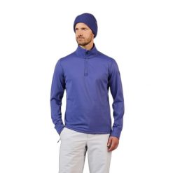 1/2 zip fleece Rossignol. Niebieskie bluzy sportowe męskie Rossignol, bez wzorów, z polaru, bez kaptura, narciarskie. Za 422.50 zł.