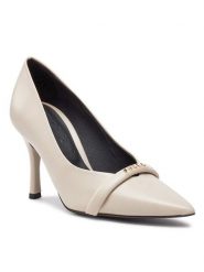 Furla Szpilki Core Decollete T.90 YG59FCD-X30000-1704S-10074100 Écru. Szpilki damskie Furla, bez wzorów, ze skóry, bez obcasa, na szpilce, bez zapięcia. Za 799.99 zł.