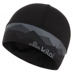 Czapka do biegania Kilpi TAIL-U. Czarne czapki damskie Kilpi, bez wzorów, sportowe. Za 60.57 zł.