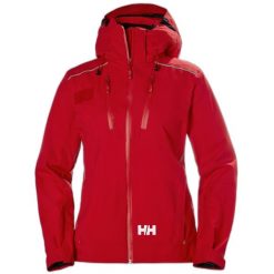Damska kurtka narciarska Helly Hansen Maple 3L Shell. Czerwone kurtki sportowe damskie Helly Hansen, na zimę, l, bez wzorów, bez ramiączek, bez kaptura, narciarskie. Za 2,554.50 zł.