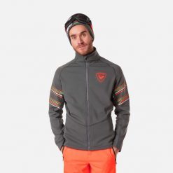Bluza narciarska męska Rossignol Hero Classique Clim. Szare bluzy męskie Rossignol, na zimę, l, bez wzorów, sportowe, bez ramiączek, bez kaptura. Za 560.00 zł.