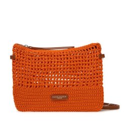 Torebka Gianni Chiarini. Pomarańczowe listonoszki damskie Gianni Chiarini, bez wzorów, bez dodatków. Za 219.99 zł.